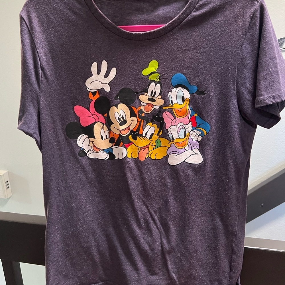 Disney Short Sleeve Tee - Charcoal with Mickey and Friends #280